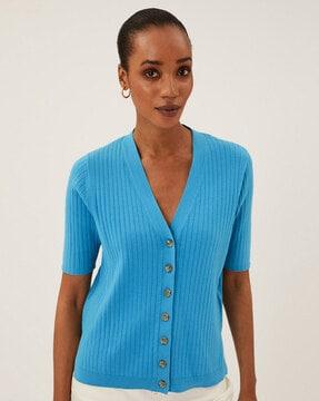 button-front cardigan