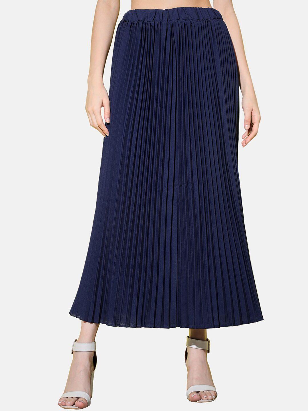 buy new trend accordion pleated flared maxi skirt