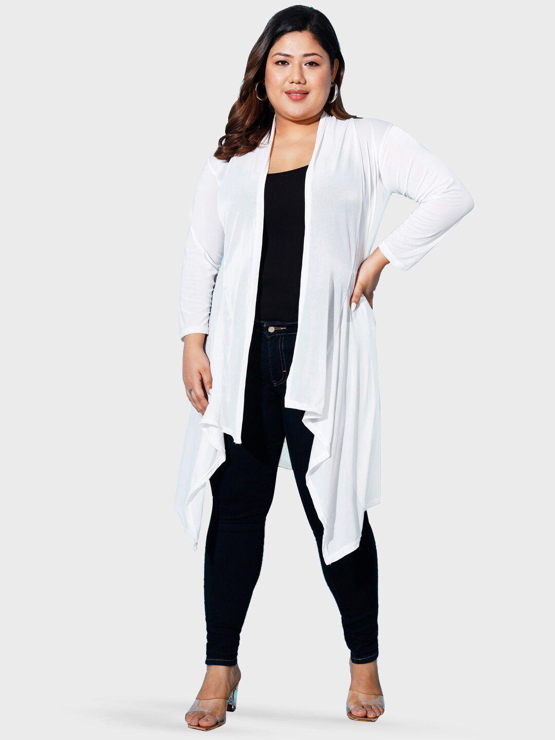 buy new trend curvy plus size longline shrug