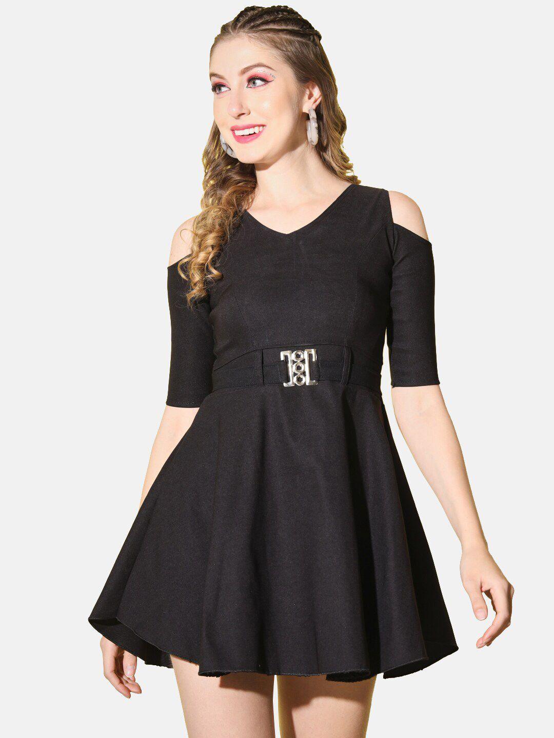 buy new trend mini fit & flare dress