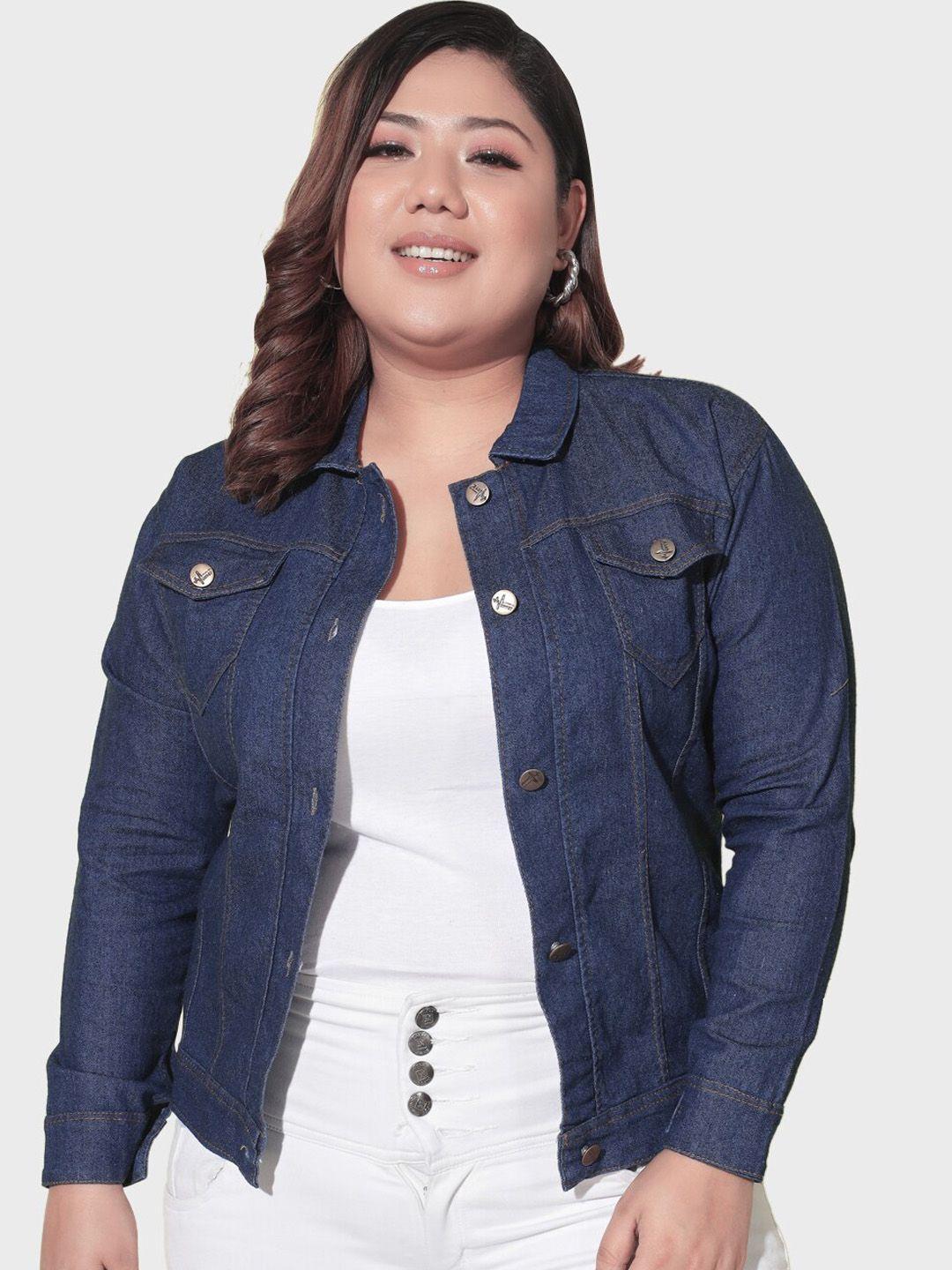 buy new trend plus size lightweight denim jacket