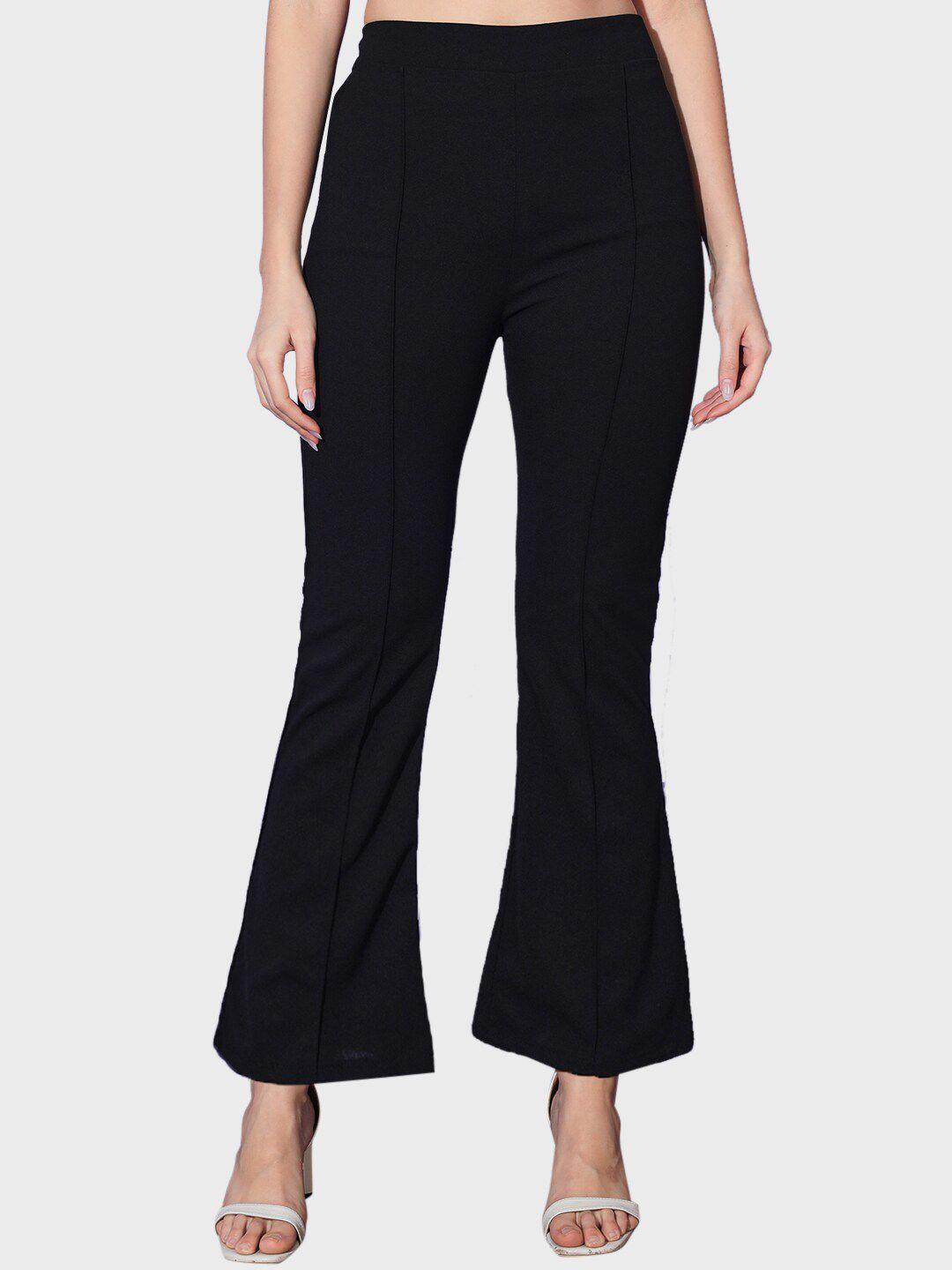 buy new trend women high-rise relaxed trousers