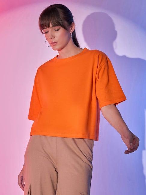 buynewtrend orange t-shirt