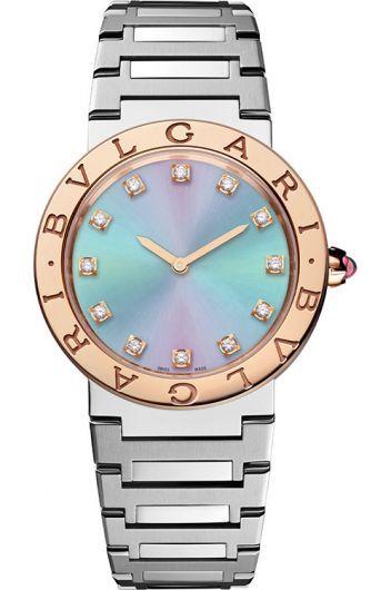 bvlgari bvlgari bvlgari multicolor dial quartz watch with steel bracelet for women - 103759