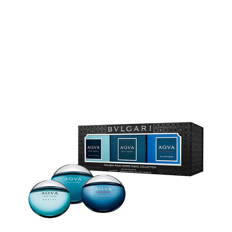 bvlgari parfumes the aqua pour homme travel collection