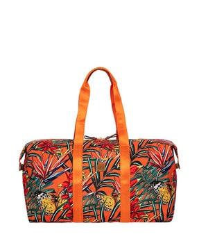 bxg40203.966 tropical print 2-in-1 holdall duffel bag