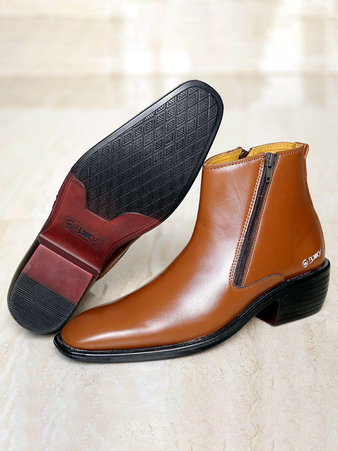 bxxy men block-heeled chelsea boots