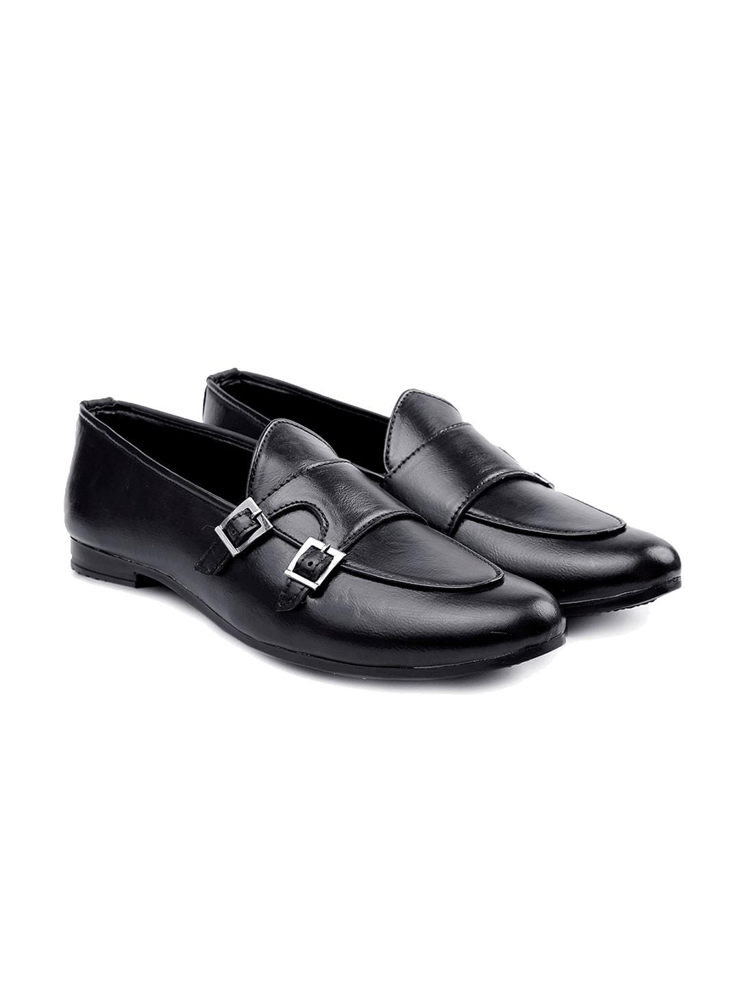 bxxy men double monk strap loafers