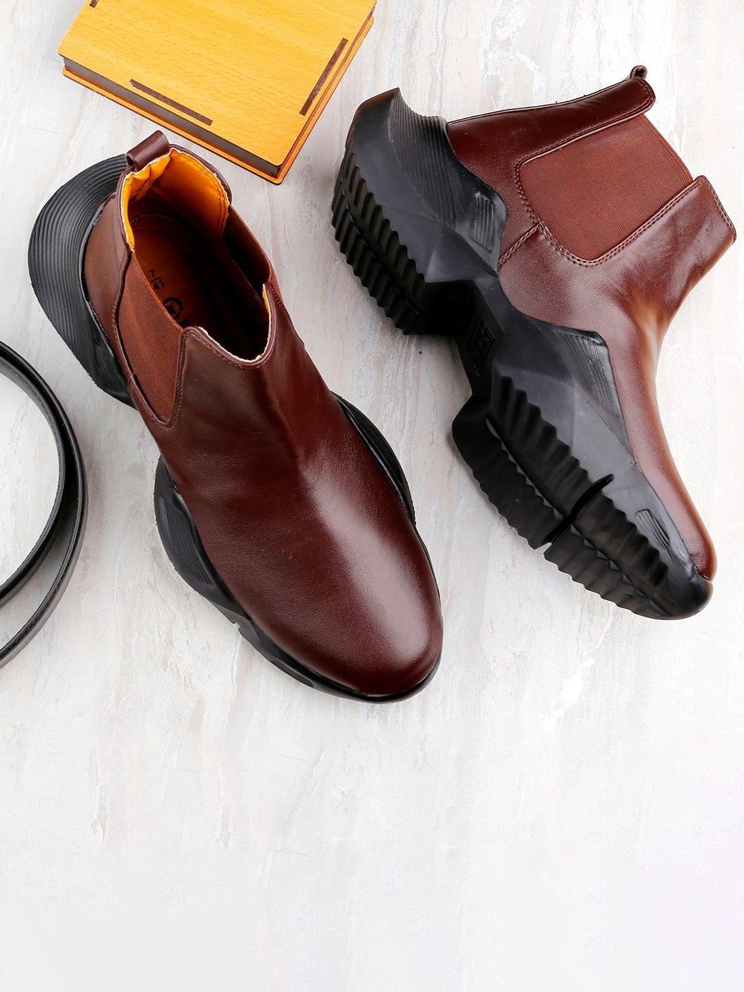 bxxy men flatform-heeled chelsea boots