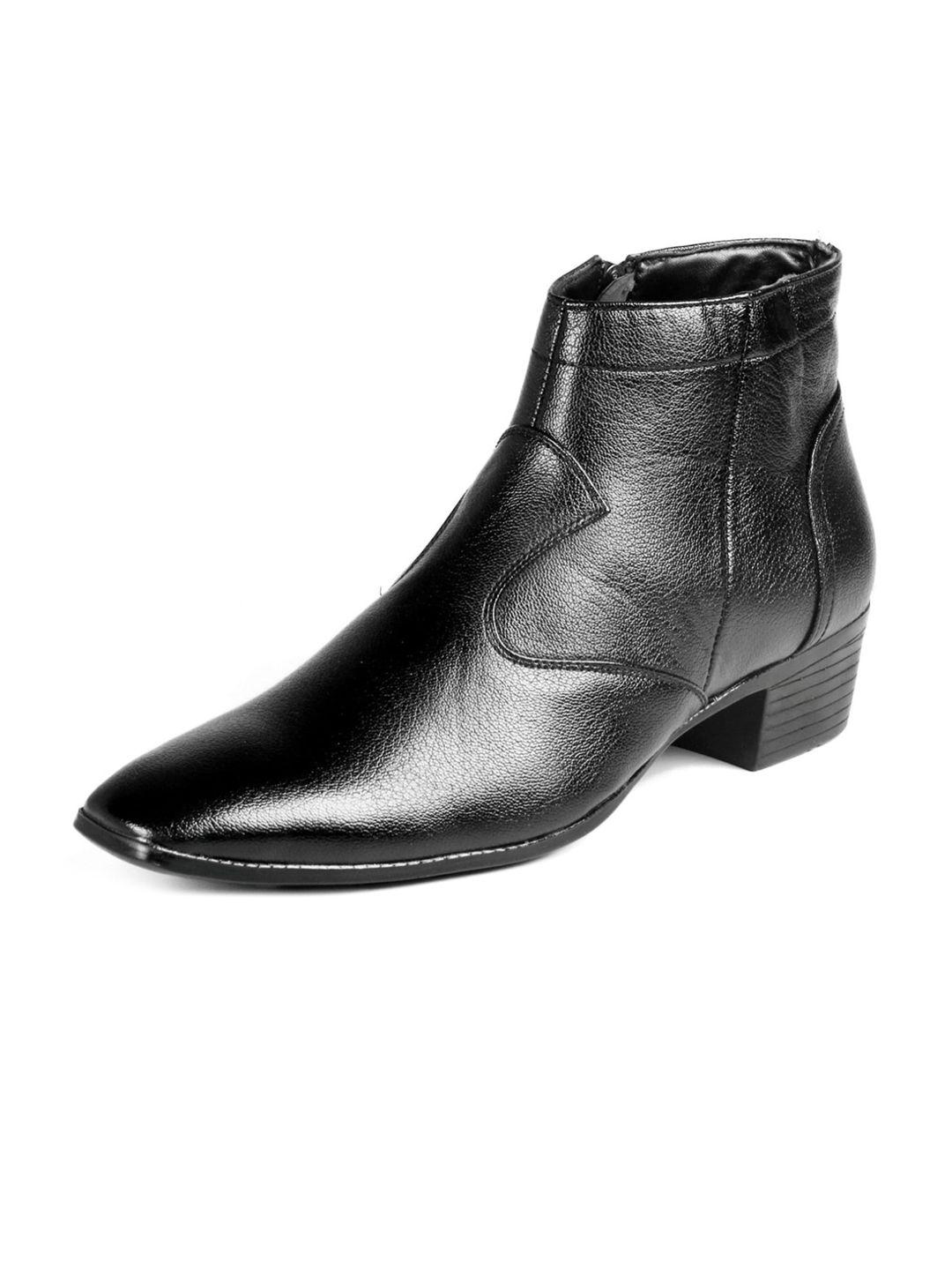 bxxy men mid top block heel formal boots