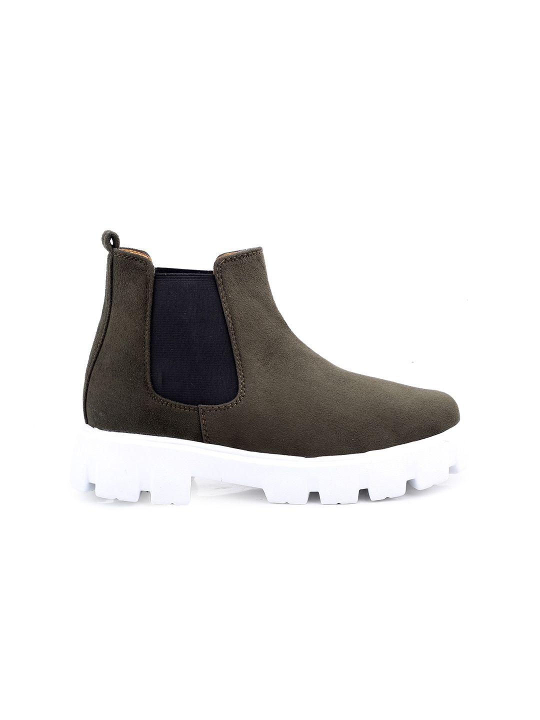 bxxy men mid-top suede chelsea boots