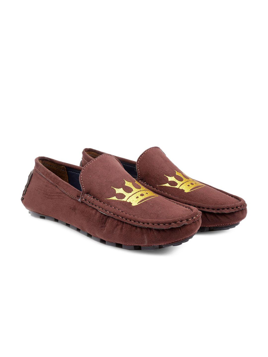 bxxy men printed slip-on loafers