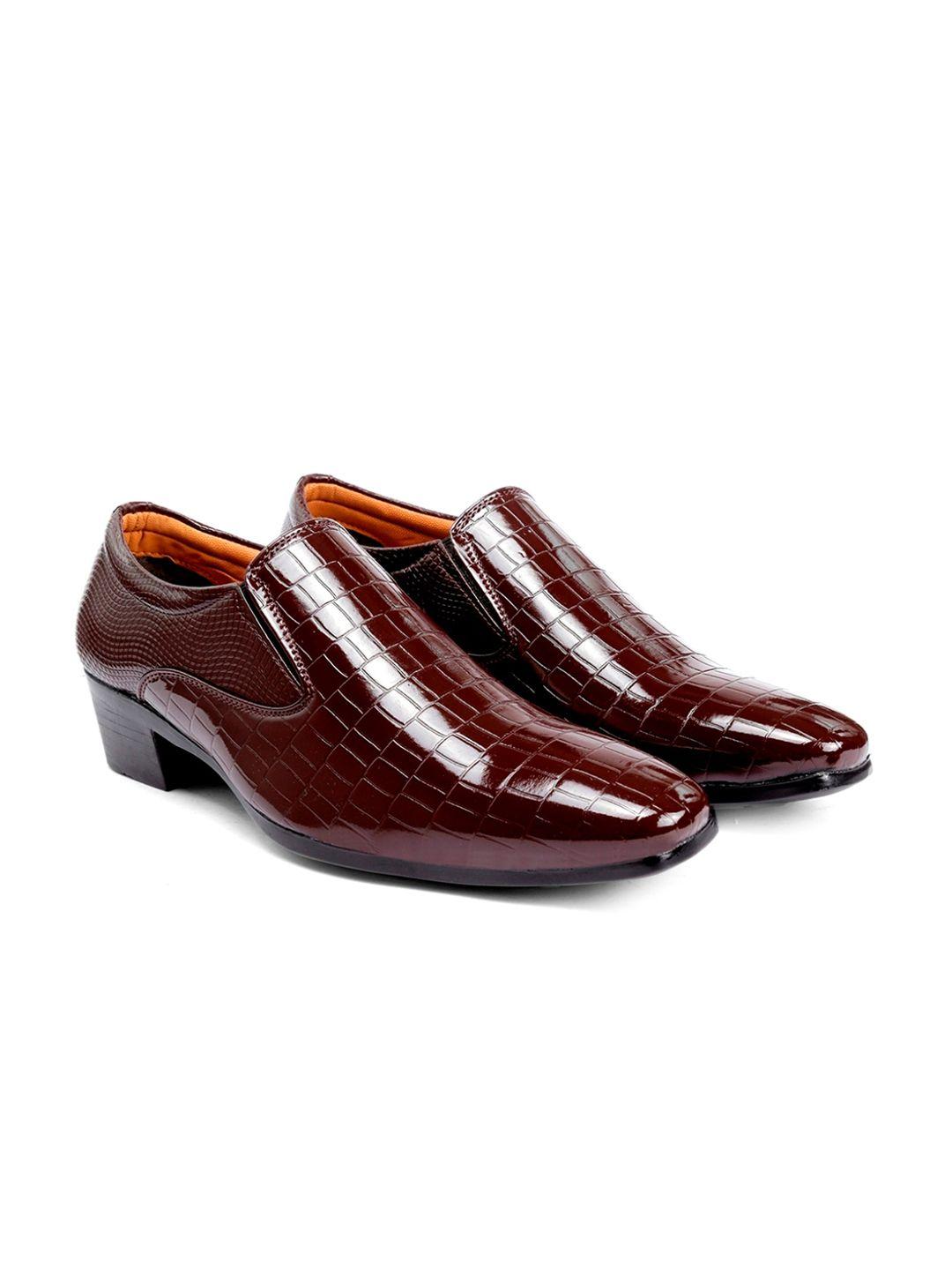 bxxy men square toe slip-on formal shoes