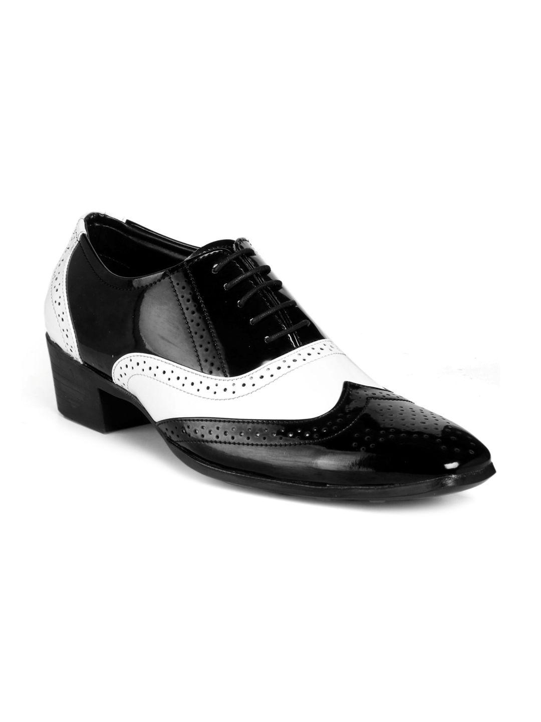 bxxy men textured height increasing brogues