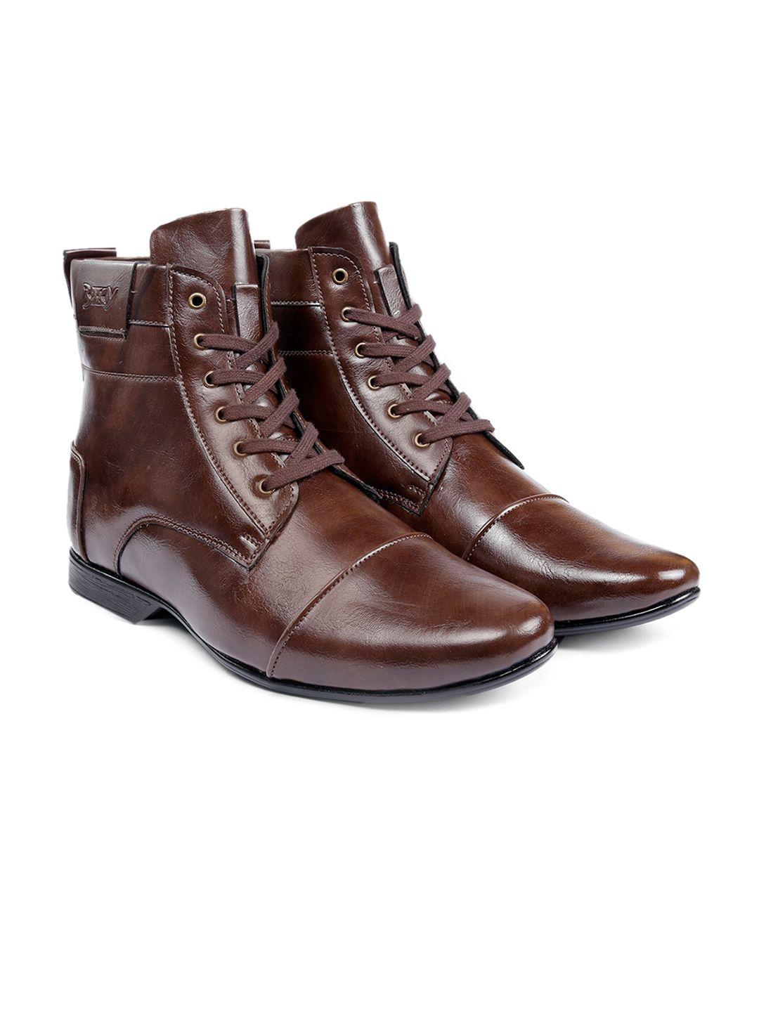 bxxy men textured height increasing regular boots