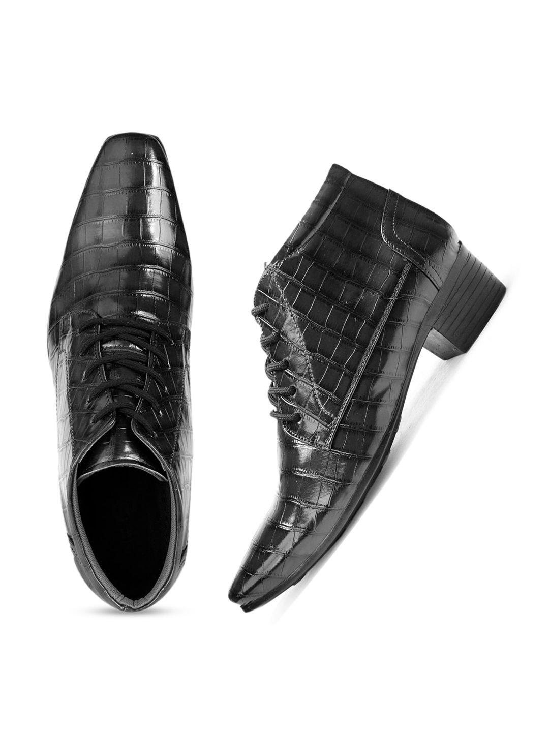 bxxy men textured leather formal derbys