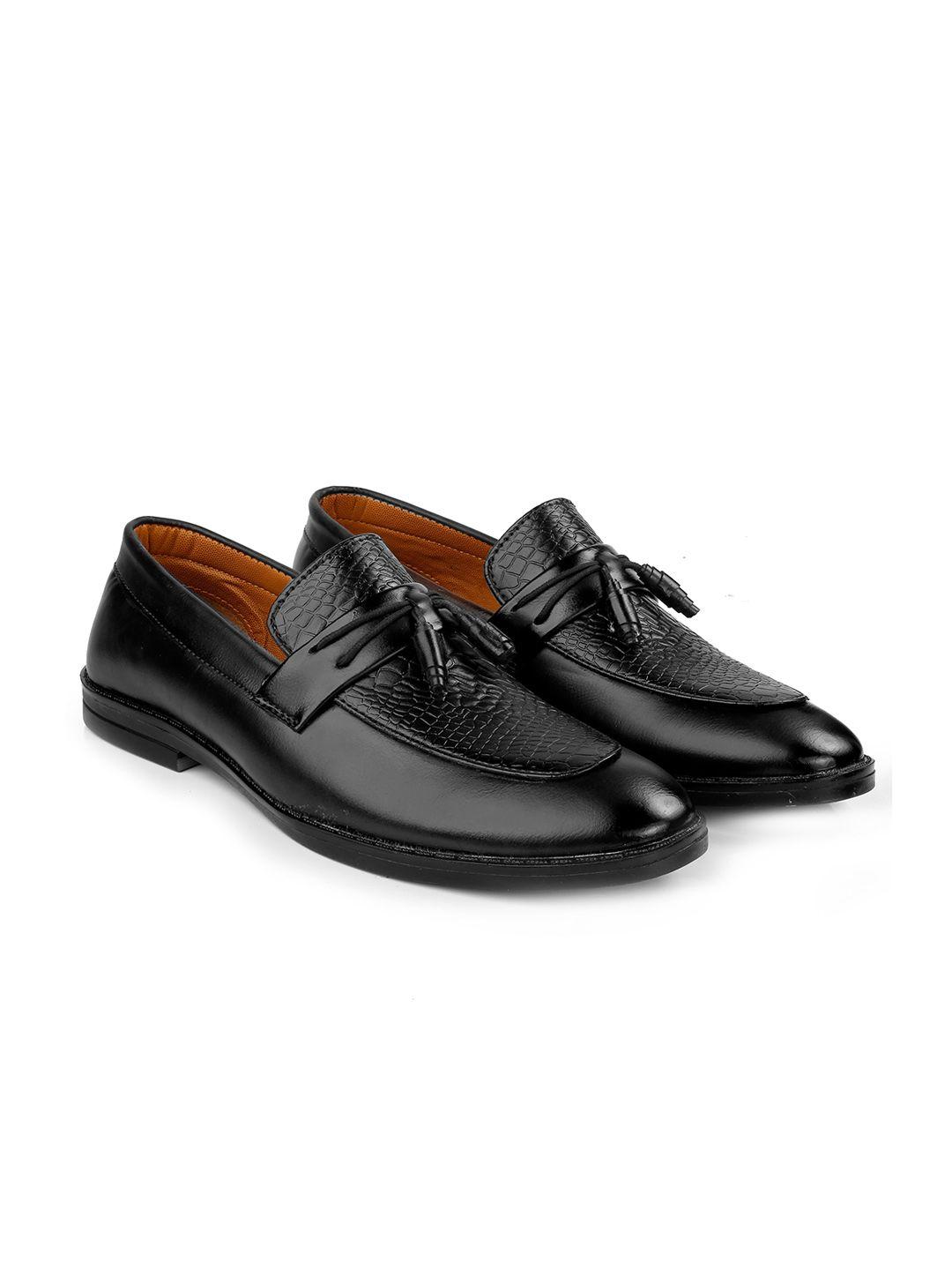 bxxy men textured tassel loafers