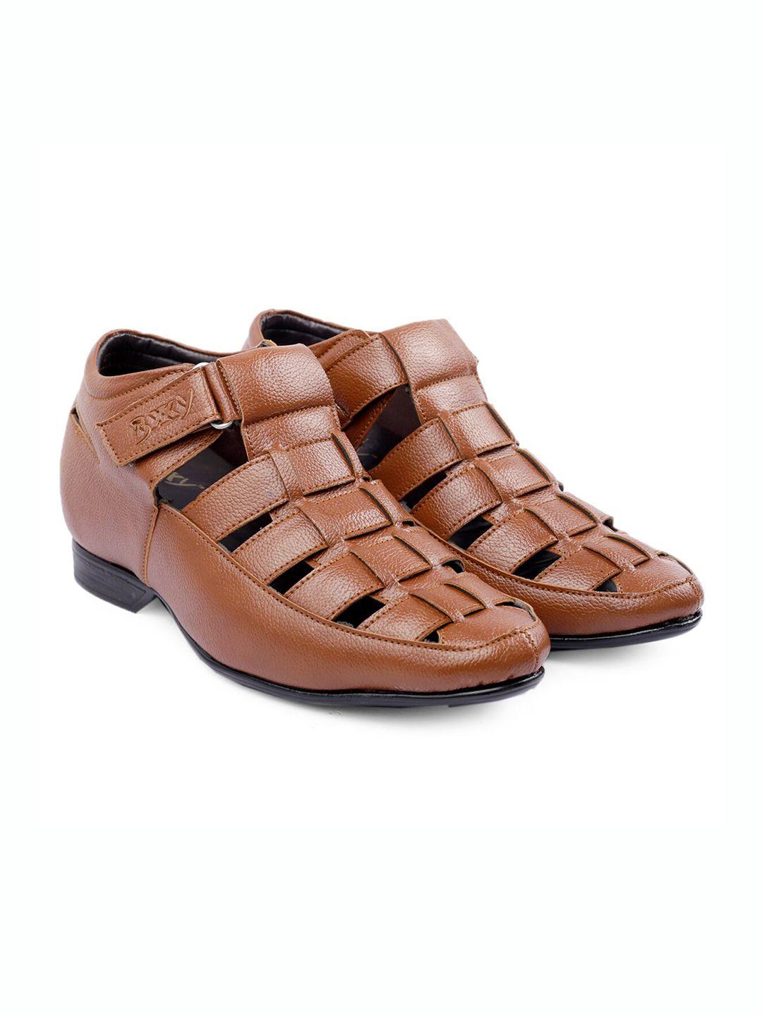 bxxy men velcro fisherman sandals