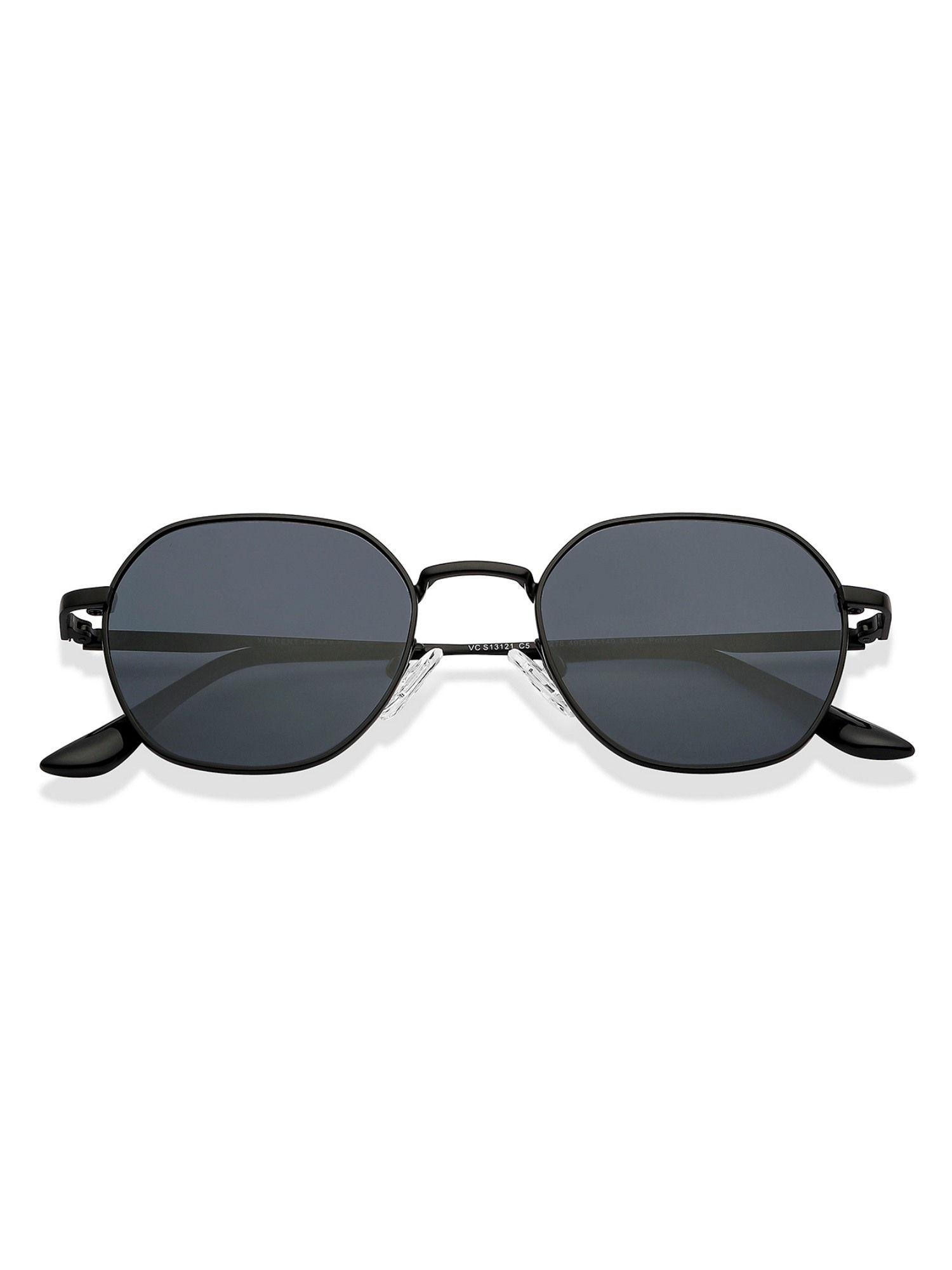 by lenskart black geometric sunglasses - vc s13121