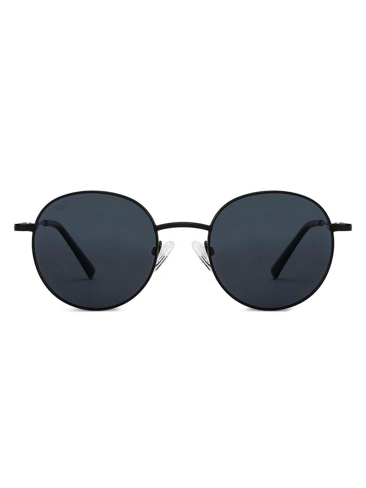 by lenskart black round sunglasses - vc s13112