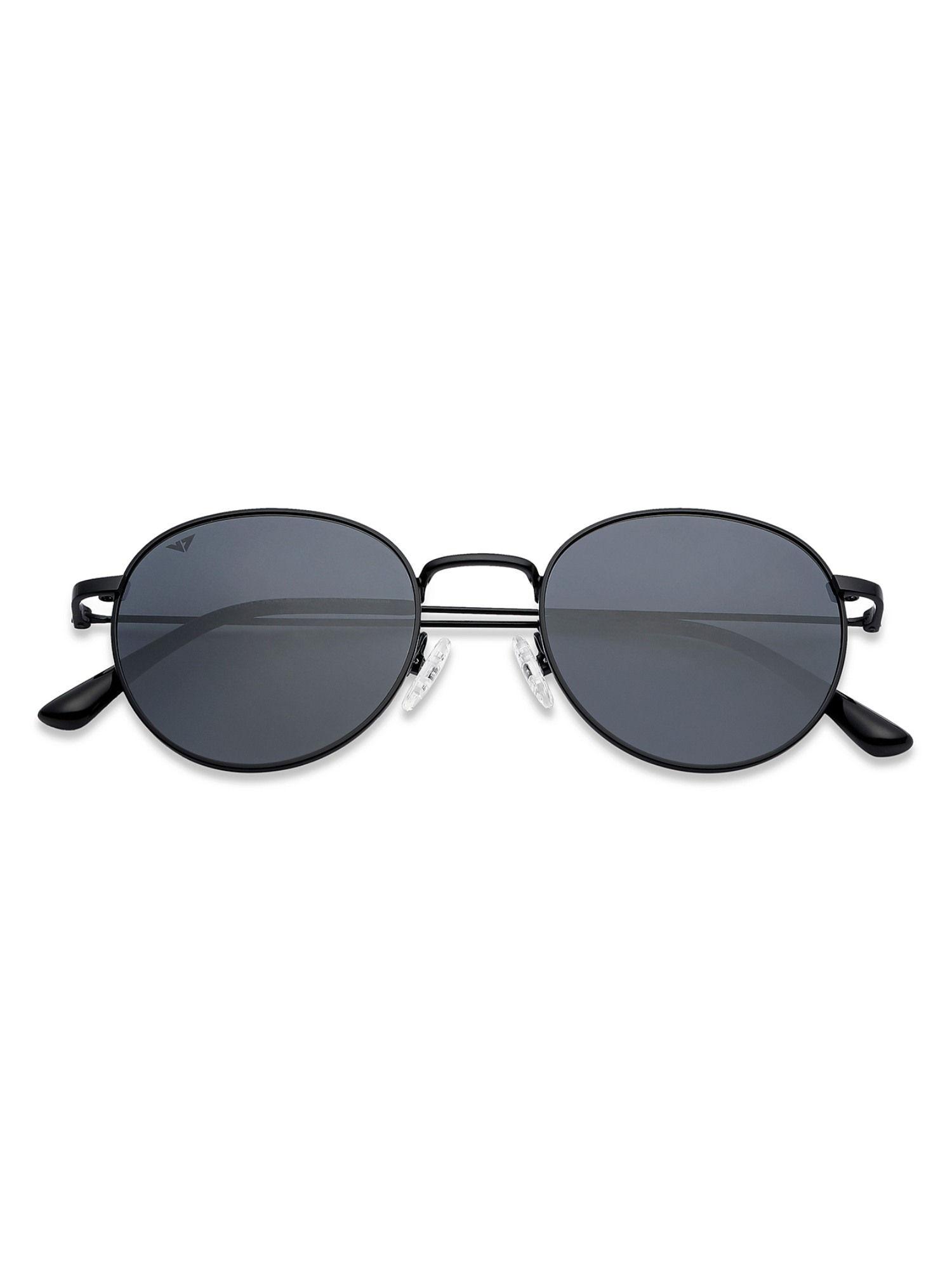 by lenskart black round sunglasses - vc s13137