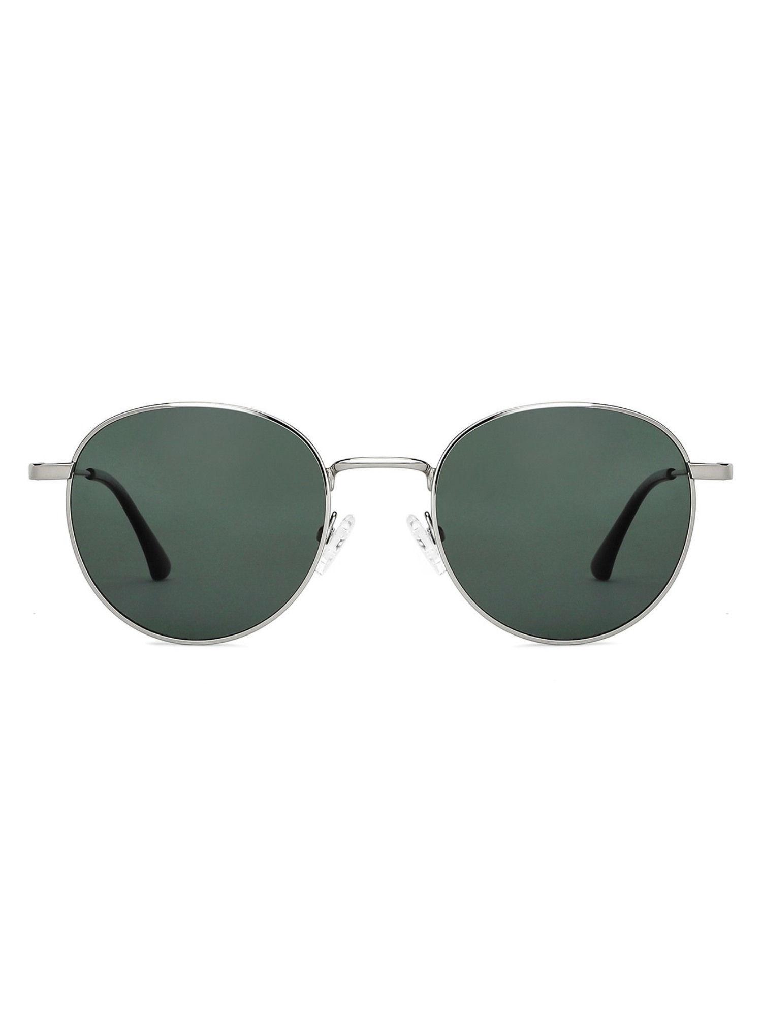 by lenskart silver round sunglasses - vc s13137