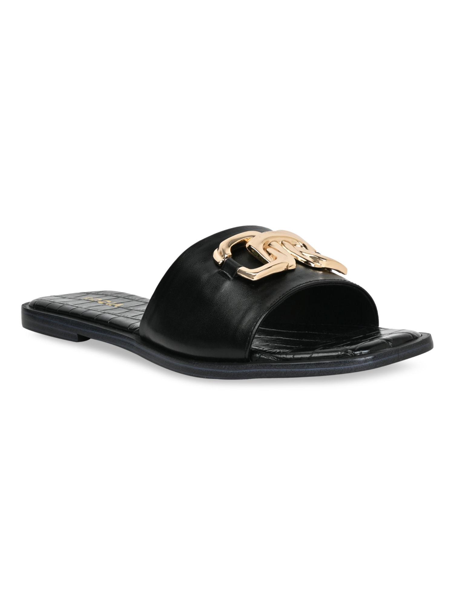 by regal black women buckled flats