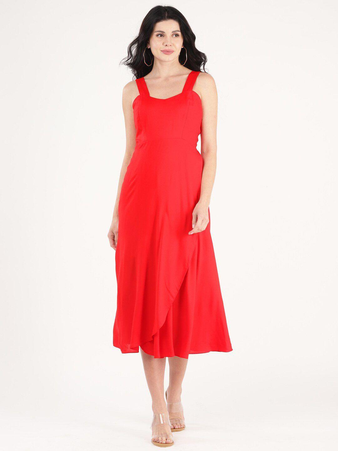 by the bay a-line midi dress