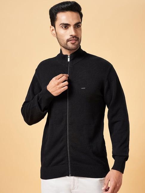 byford by pantaloons black cotton slim fit sweater
