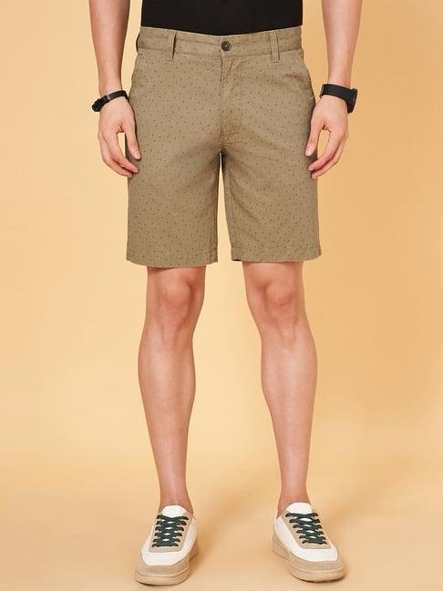 byford by pantaloons aloe slim fit printed shorts