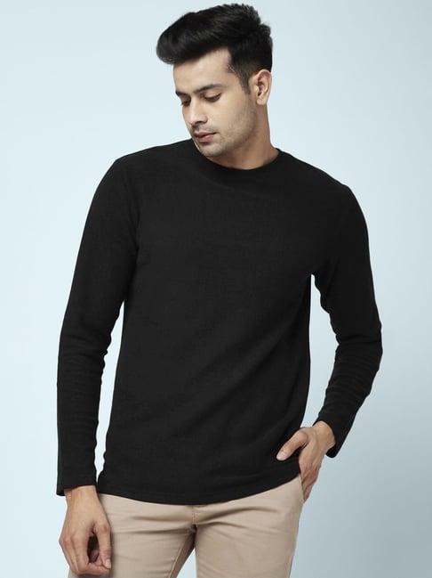 byford by pantaloons black slim fit t-shirt