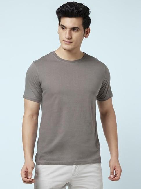 byford by pantaloons grey regular fit t-shirt