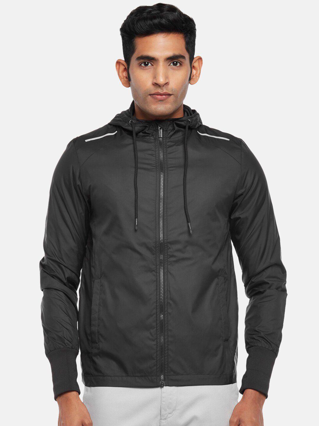 byford by pantaloons men black solid sporty jacket
