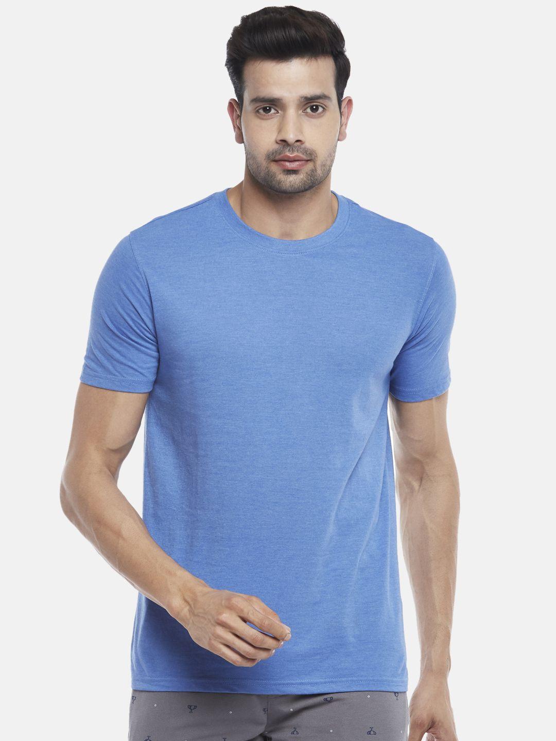 byford by pantaloons men blue t-shirt