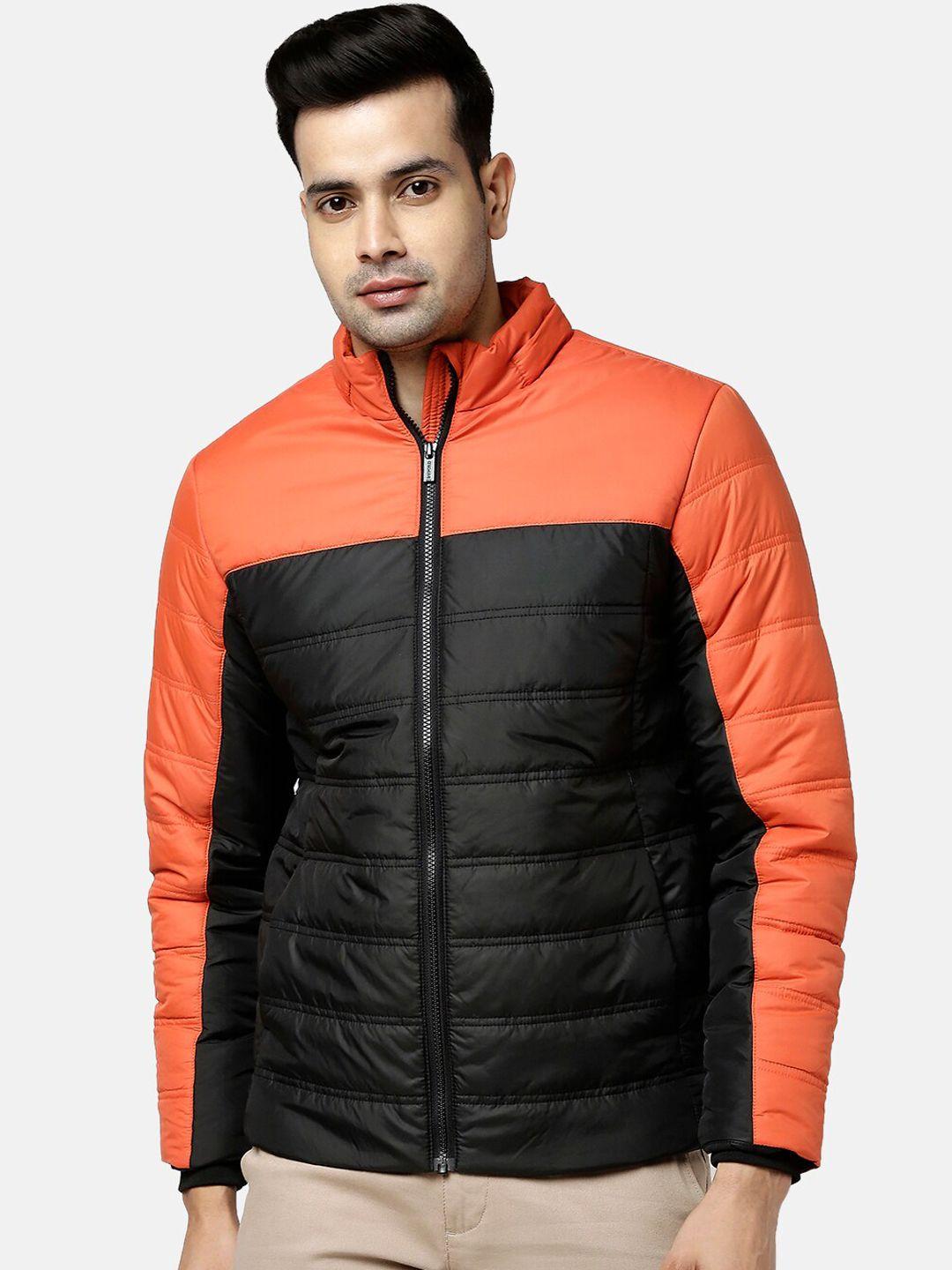 byford by pantaloons men colourblocked outdoor puffer jacket