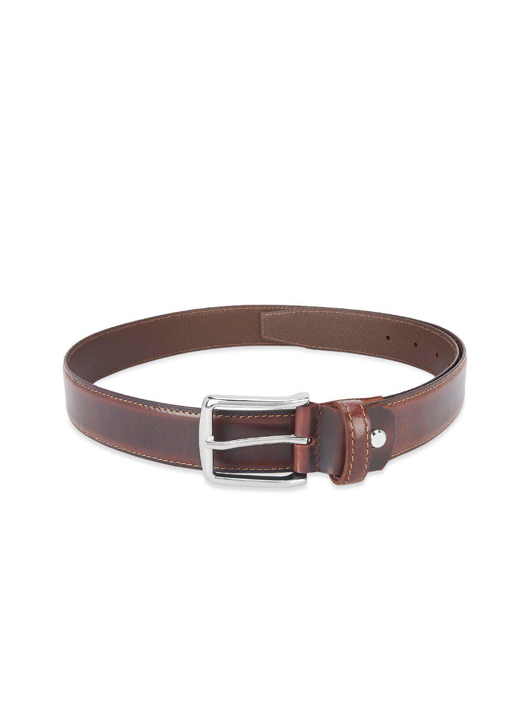 byford by pantaloons men leather formal belt