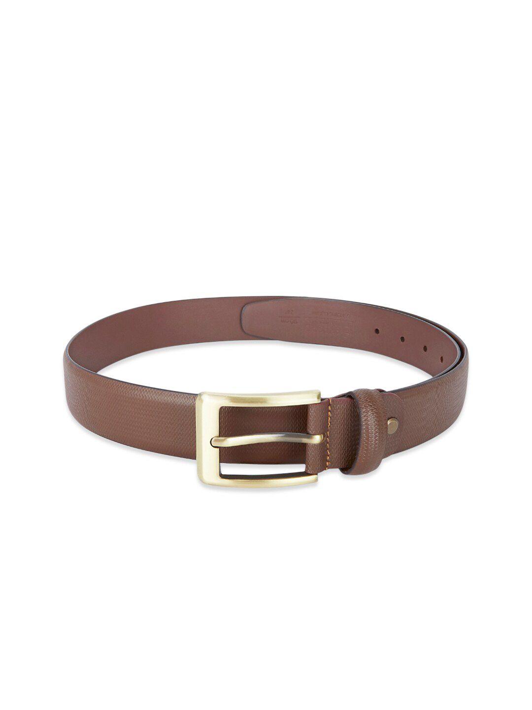 byford by pantaloons men leather formal belt