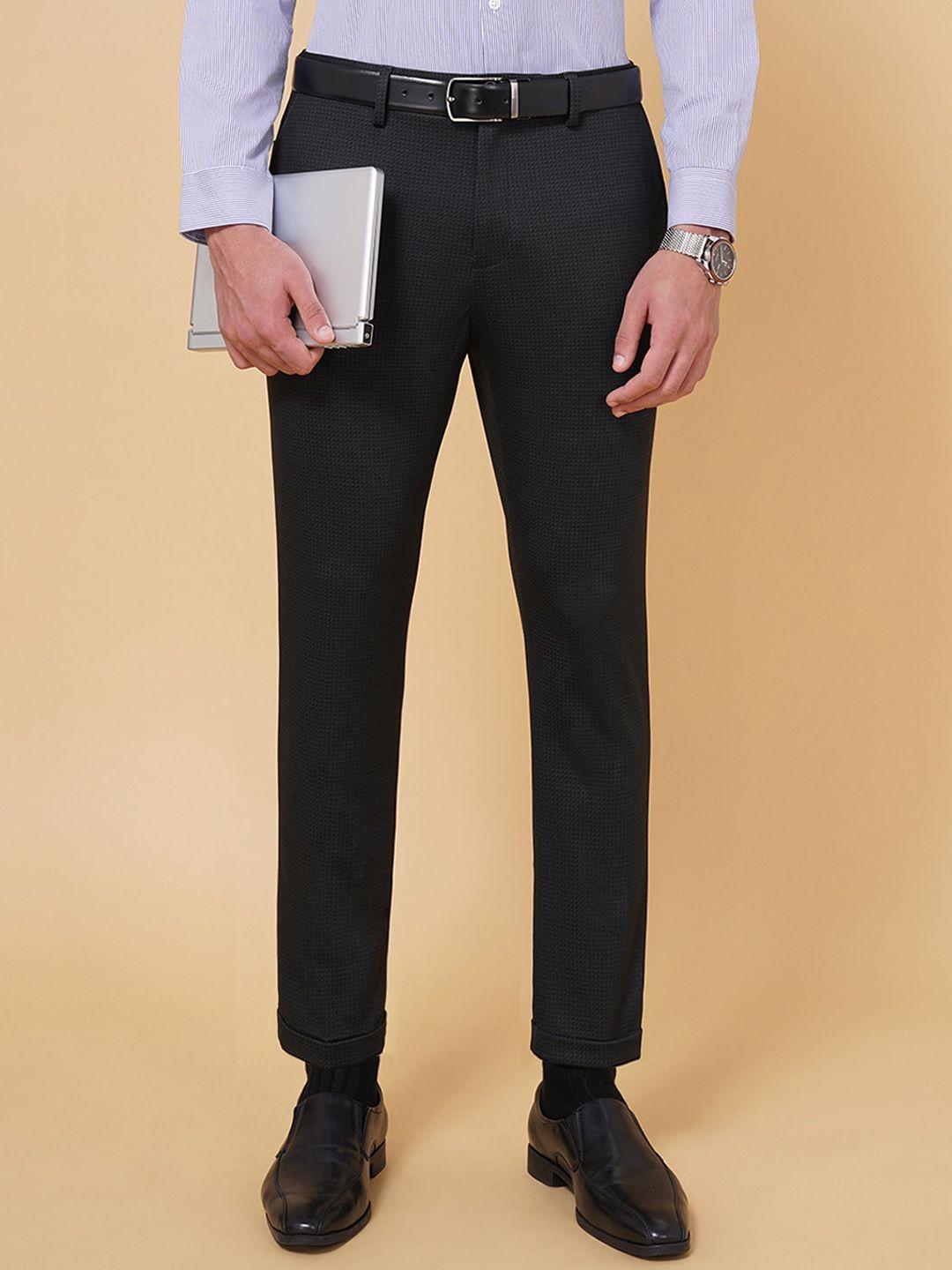 byford by pantaloons men low-rise formal trousers