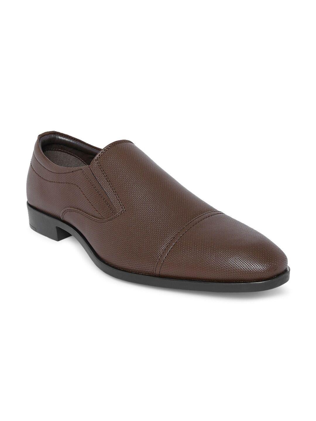 byford by pantaloons men textured formal slip-on shoes