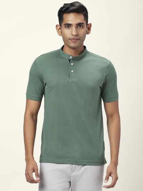 byford by pantaloons olive slim fit t-shirt