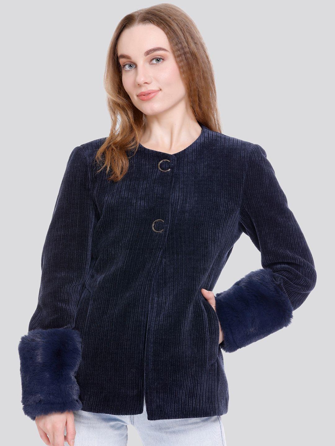 c-aerin casual buttoned winter coat