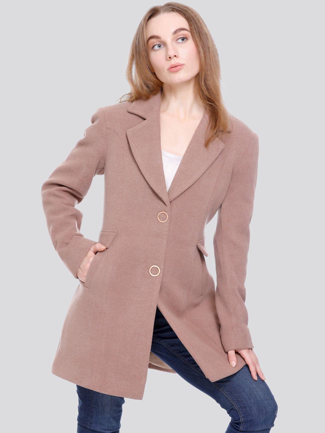 c-aerin self design regular fit longline overcoat