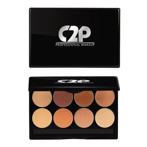 c2p pro professional basic makeup kit concealer (8 in 1)