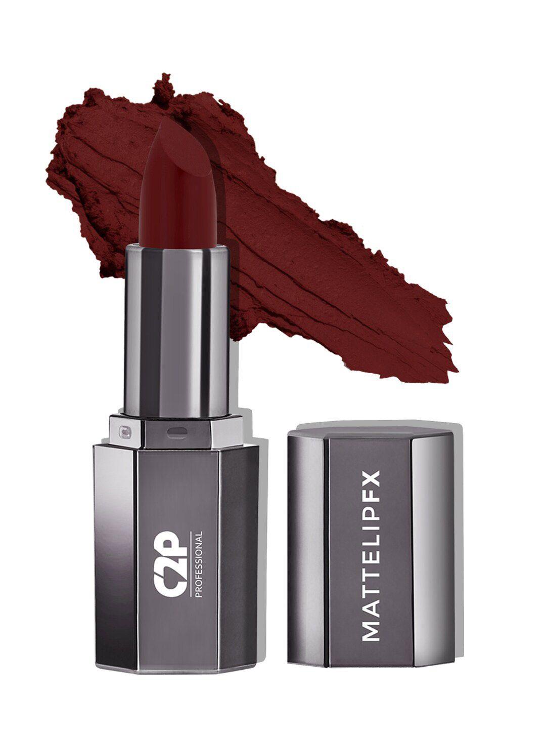 c2p professional makeup mattelipfx long-lasting lipstick - beautiful brown 34