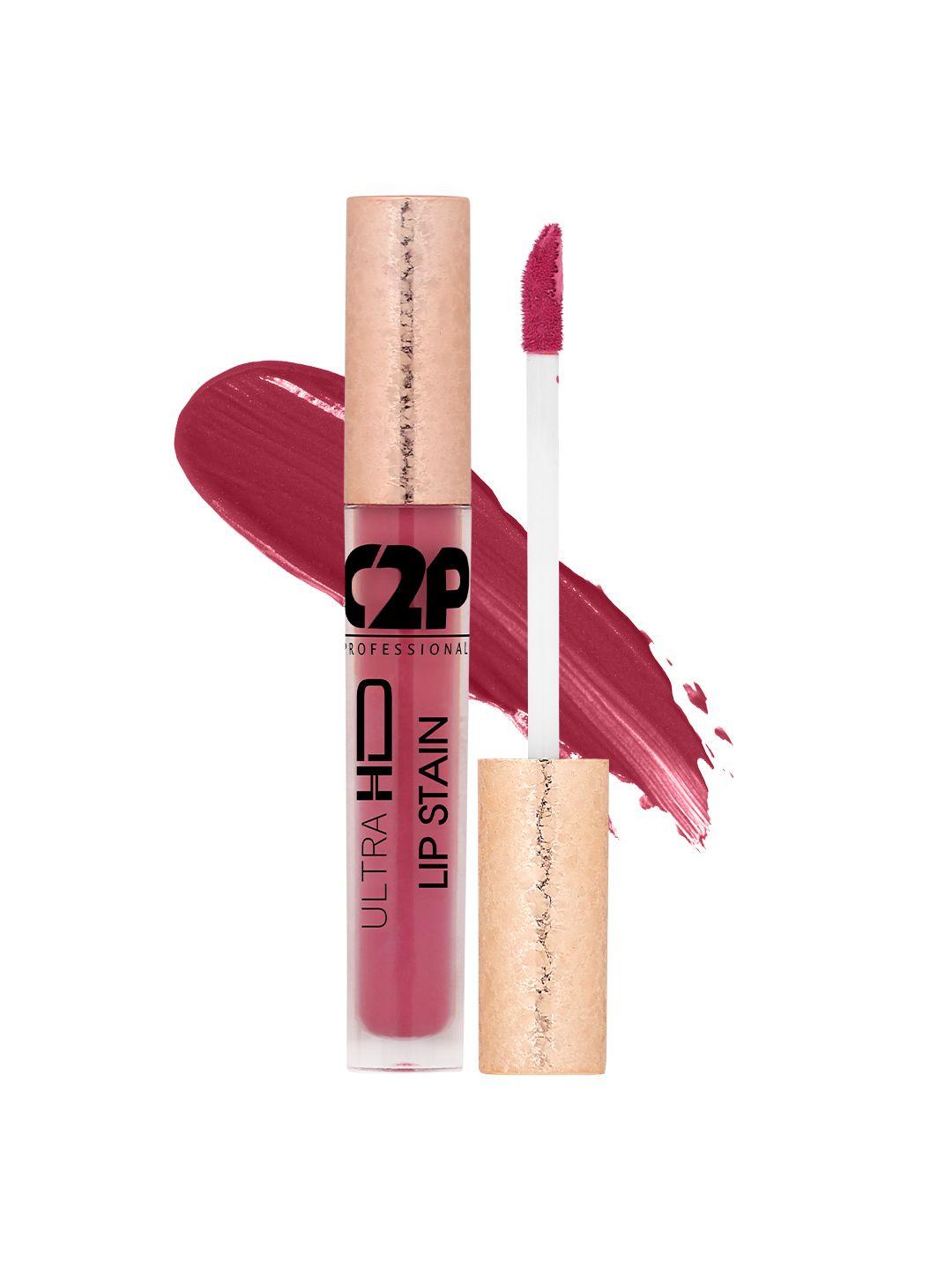 c2p professional makeup mauve lip stain liquid lipstick - settin' the stage 09 5 ml