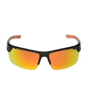 c536sp-005 men half-rim shield sunglasses