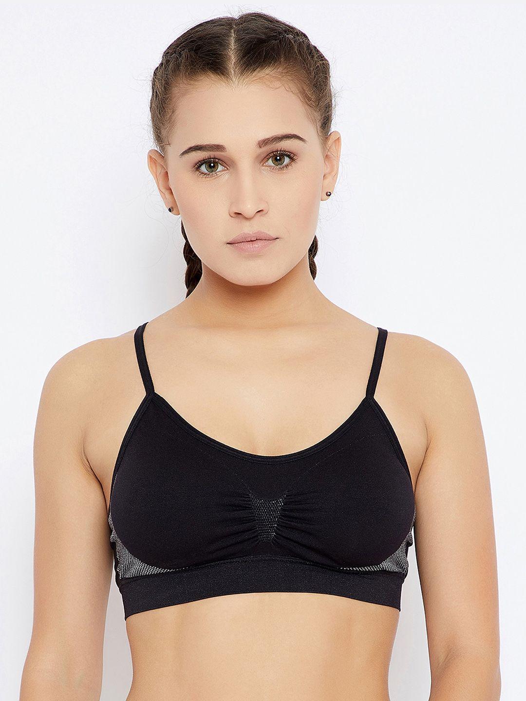 c9 airwear black solid non-wired non padded everyday bra pz2135_black