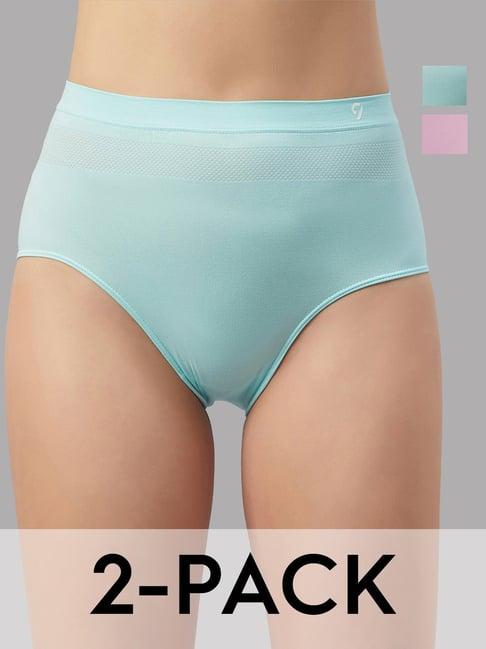 c9 airwear lavender & mint green hipster panty - pack of 2