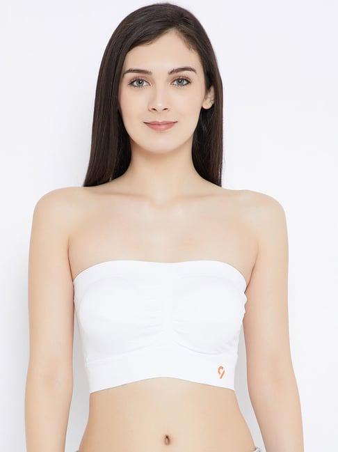 c9 airwear white logo print full coverage bralette bra