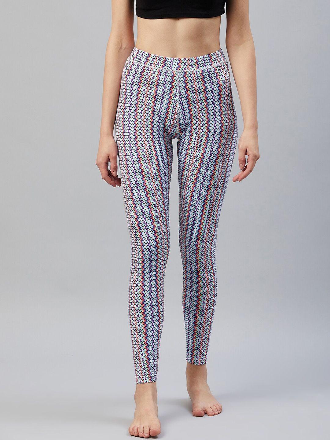 c9 airwear women multicolored printed yoga track pants